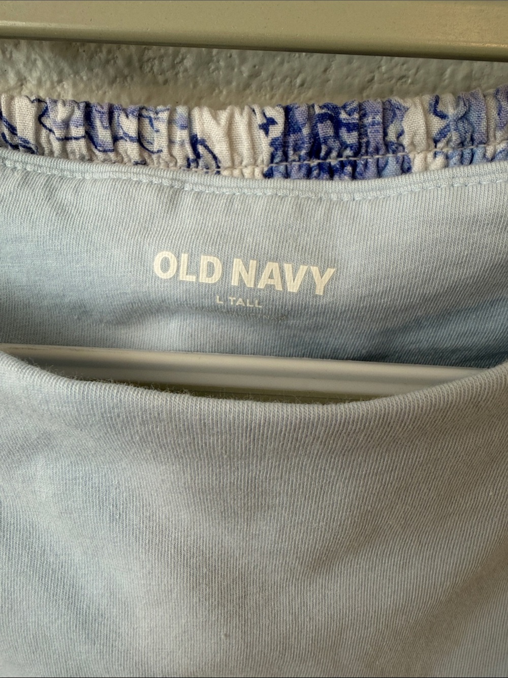 True Destinations- Bundle Light Blue Tank with Blue Paisley Wide Leg Pants - Picture 3 of 10